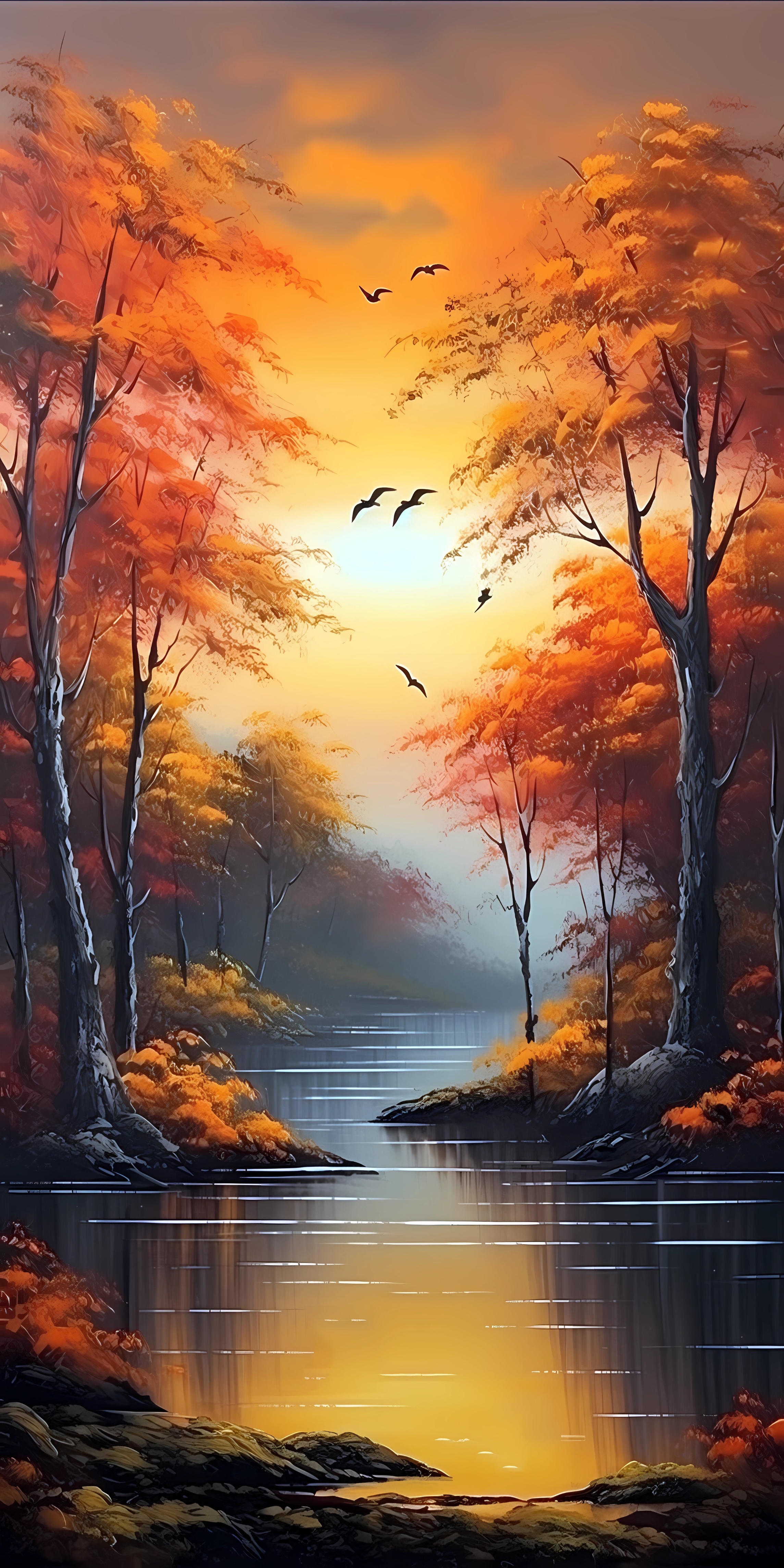 春天最美诗句手机壁纸图片,绝美风景手机壁纸好有意境啊