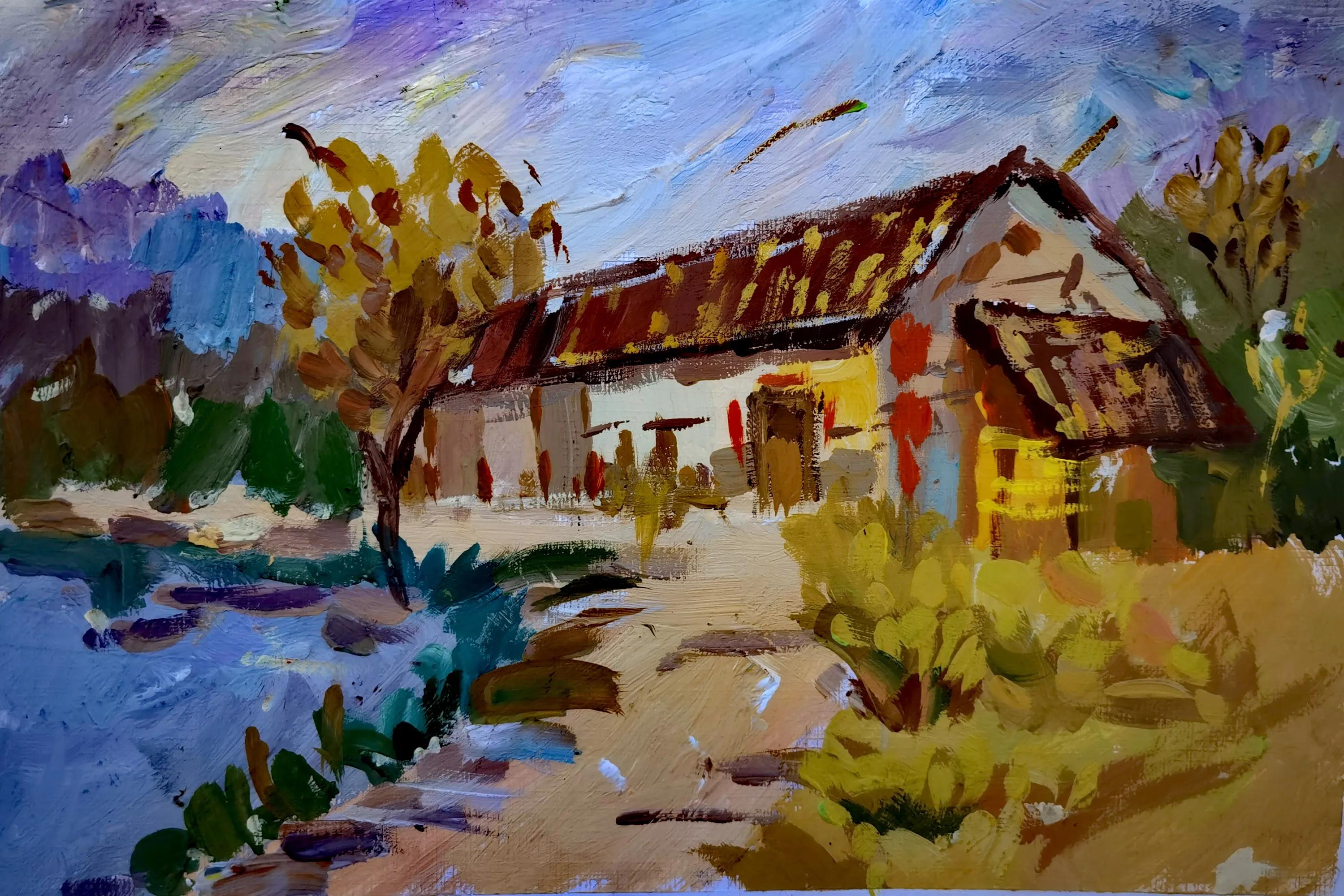 叶县迎国庆书画展,叶县融通实验高中国庆画展