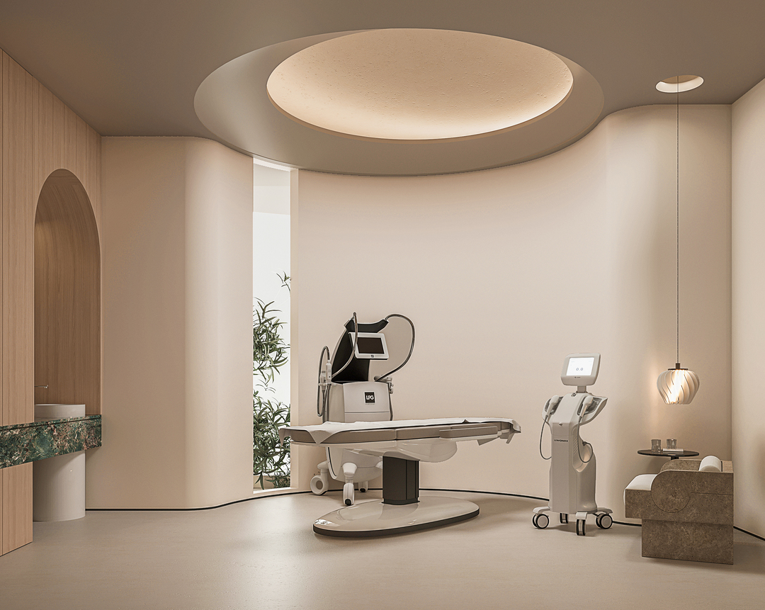 装修案例分享：突破边界，拒绝冰冷美容院的优秀设计