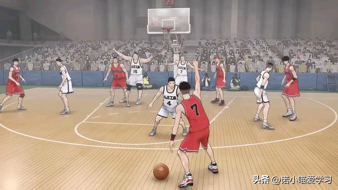 灌篮高手大电影超燃瞬间,80后的童年回忆动漫灌篮高手