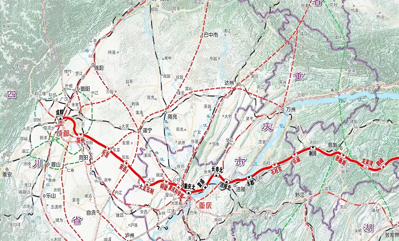 关于成渝中线铁路为什么选用成都站，且经过龙潭寺、十陵影响报告