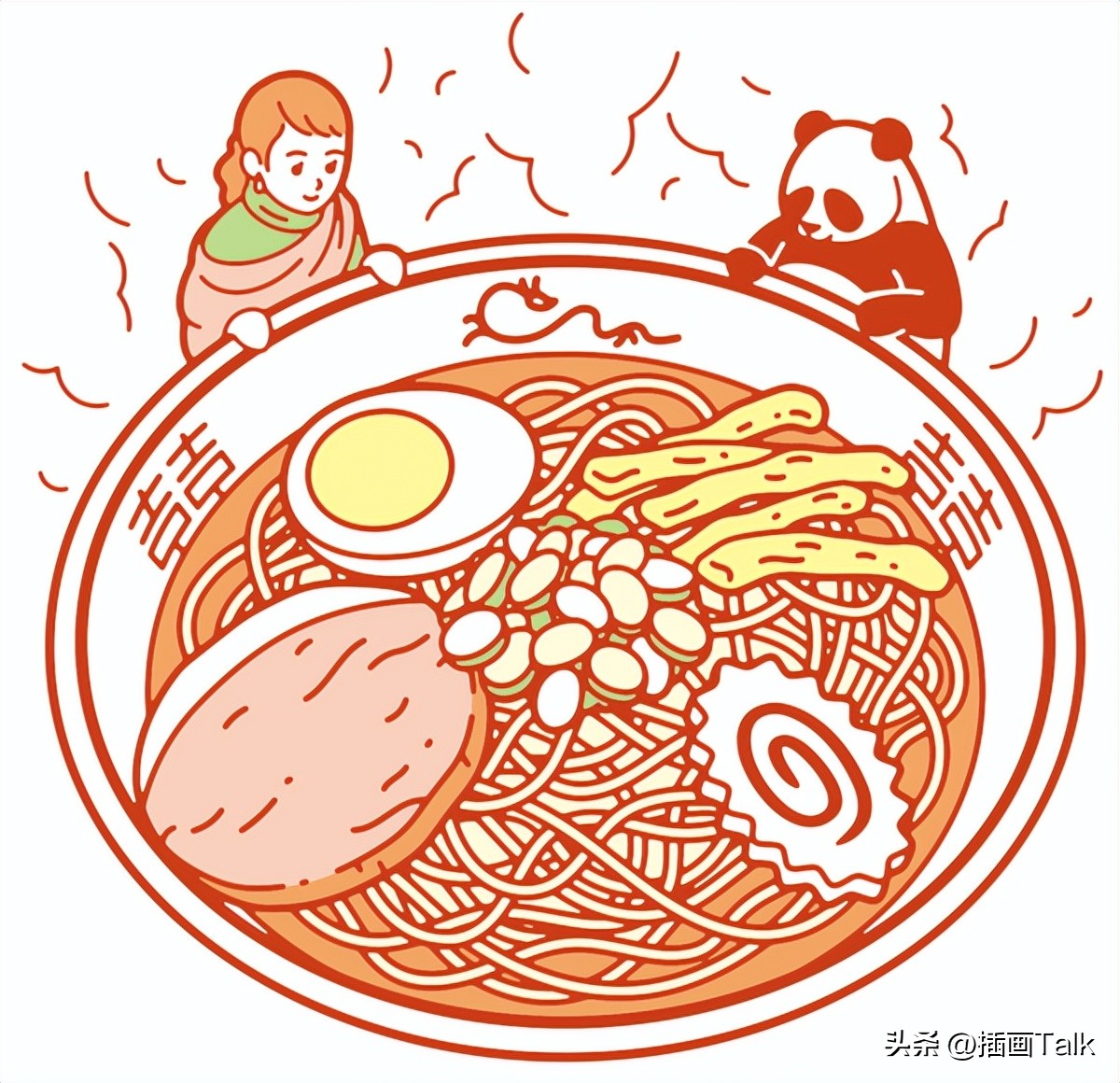 日本插画师tatsurokiuchi作品特点,日本100位插画师插画图集