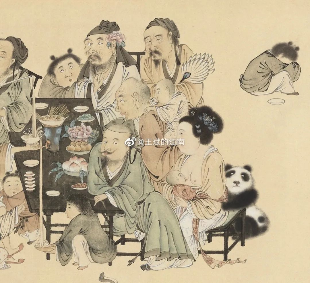 小伙笔下“不正经”的国画,惹万人爆笑!看完原谅我“想歪了”