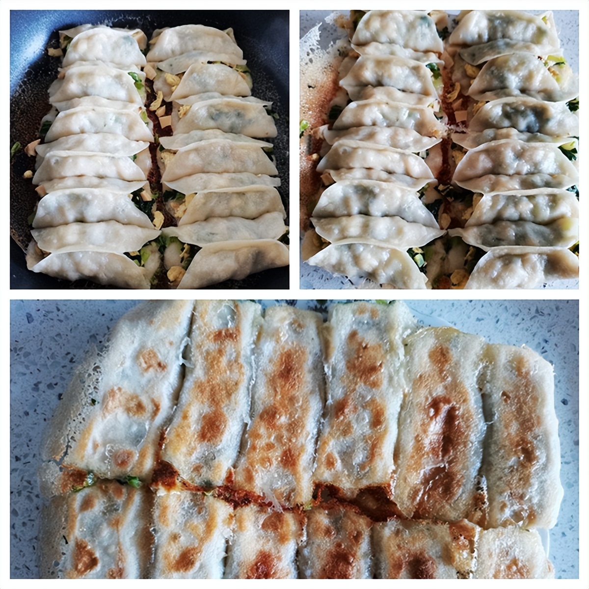 锅贴是封口好吃还是不封口好,锅贴较教程