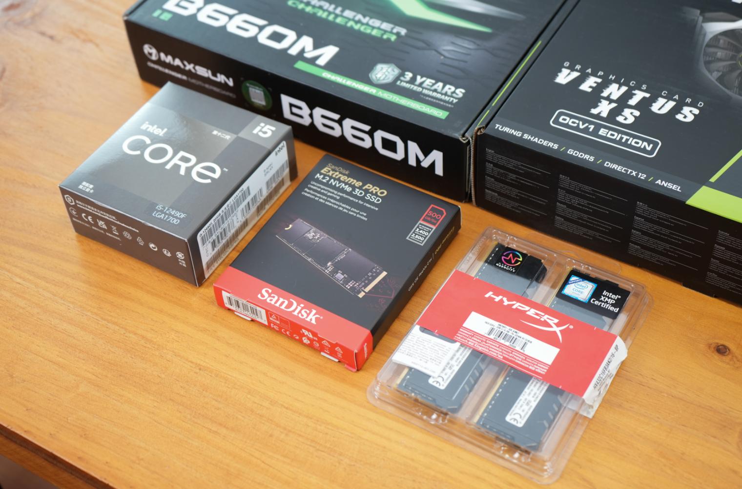 i512490f搭配铭瑄b660终结者,i512490f铭瑄b760mddr4超频