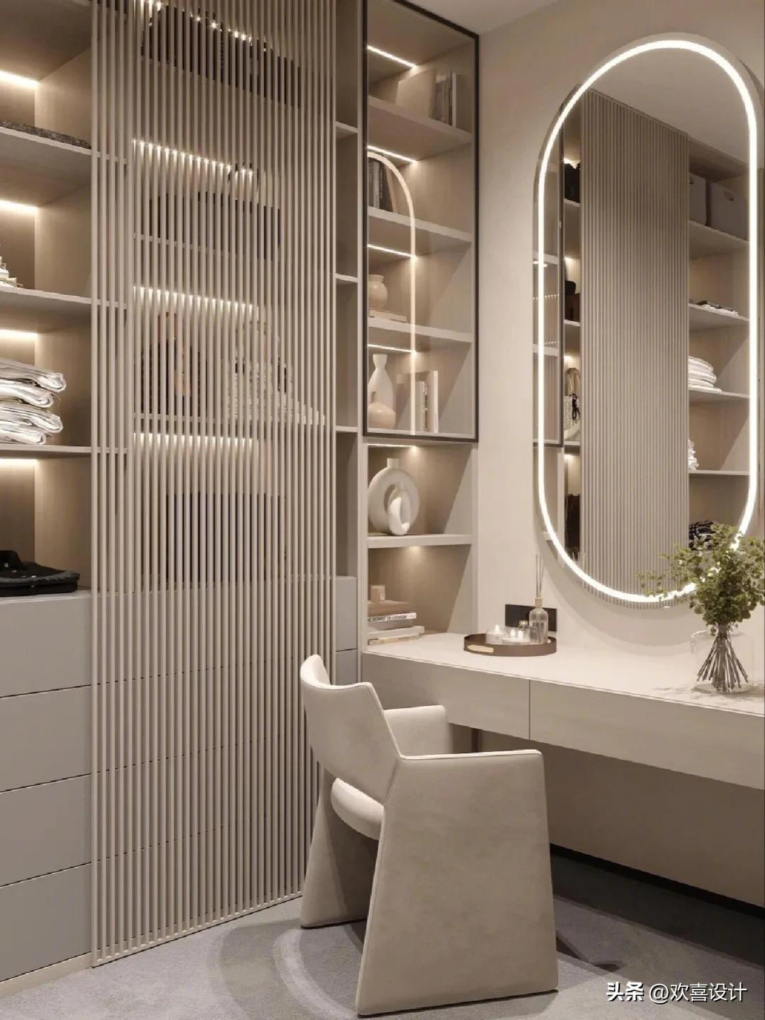 衣帽间门效果图大全2020款,30款衣帽间分享