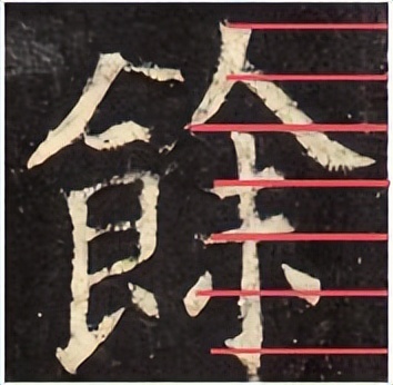 提高书法字结构的准确性,书法左中右结构字的重心