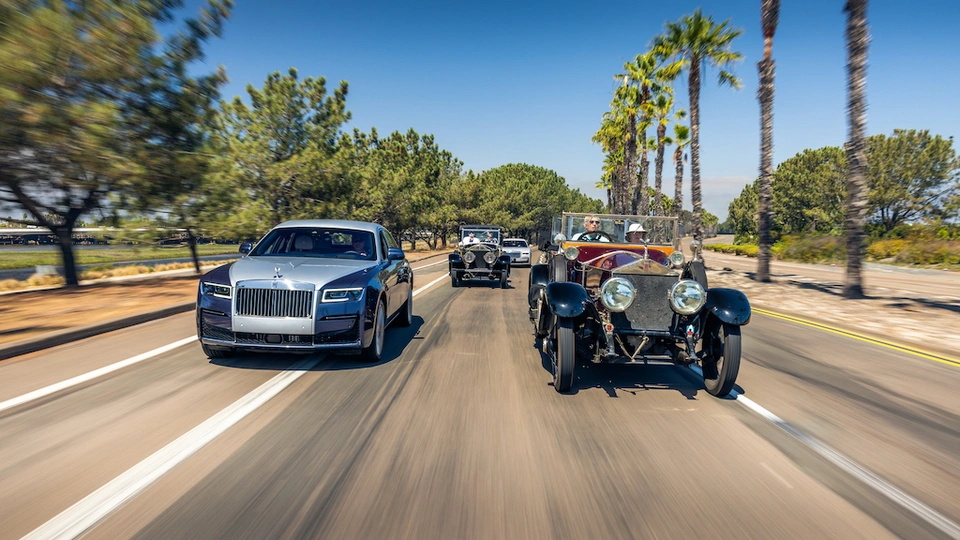 复古版劳斯莱斯幻影,劳斯莱斯复古老爷车1950