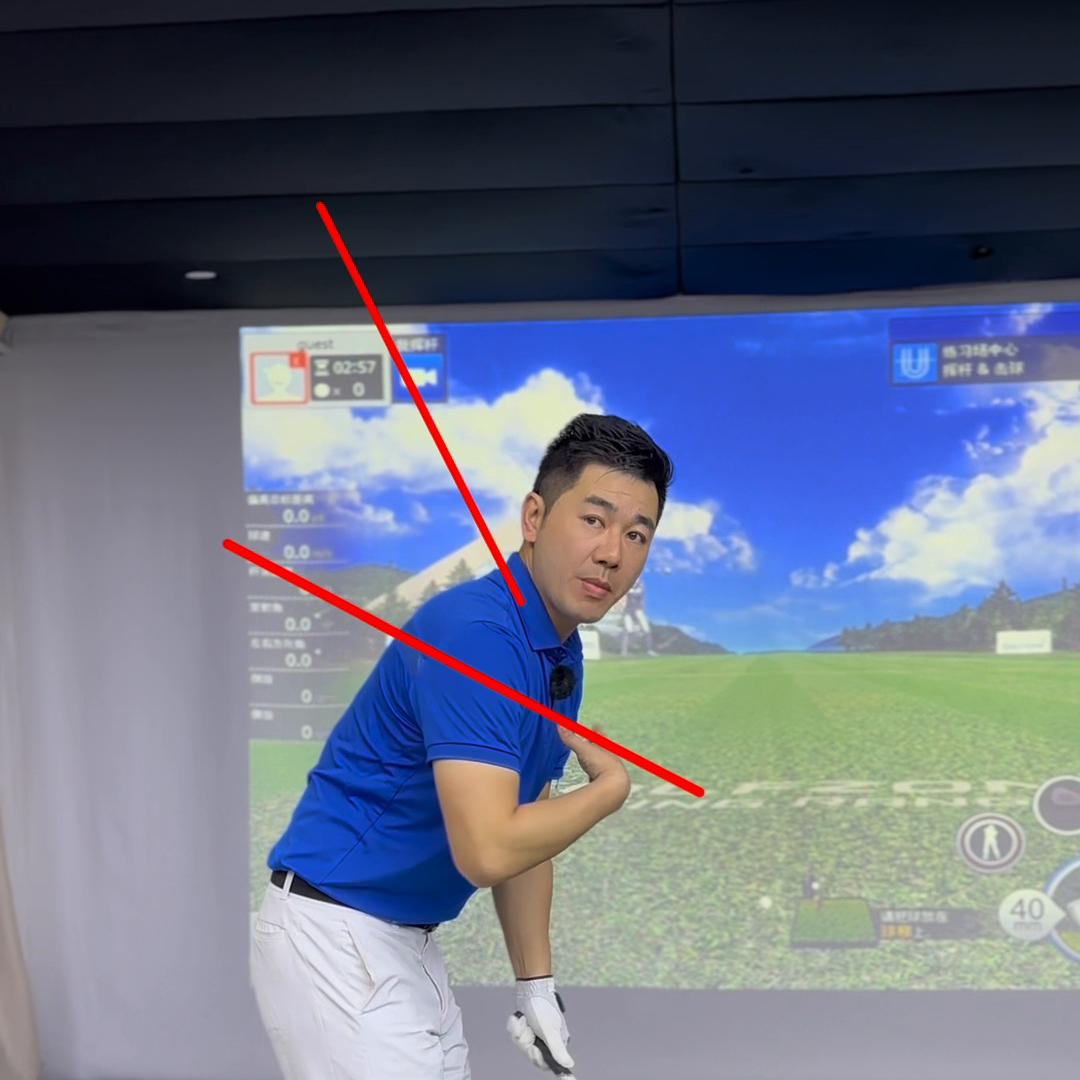 高尔夫怎样做到扁平挥杆,高尔夫非平面击球