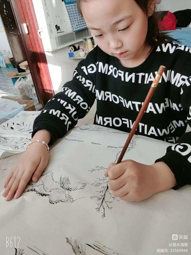 易水书画工作室部分小画家网课花絮