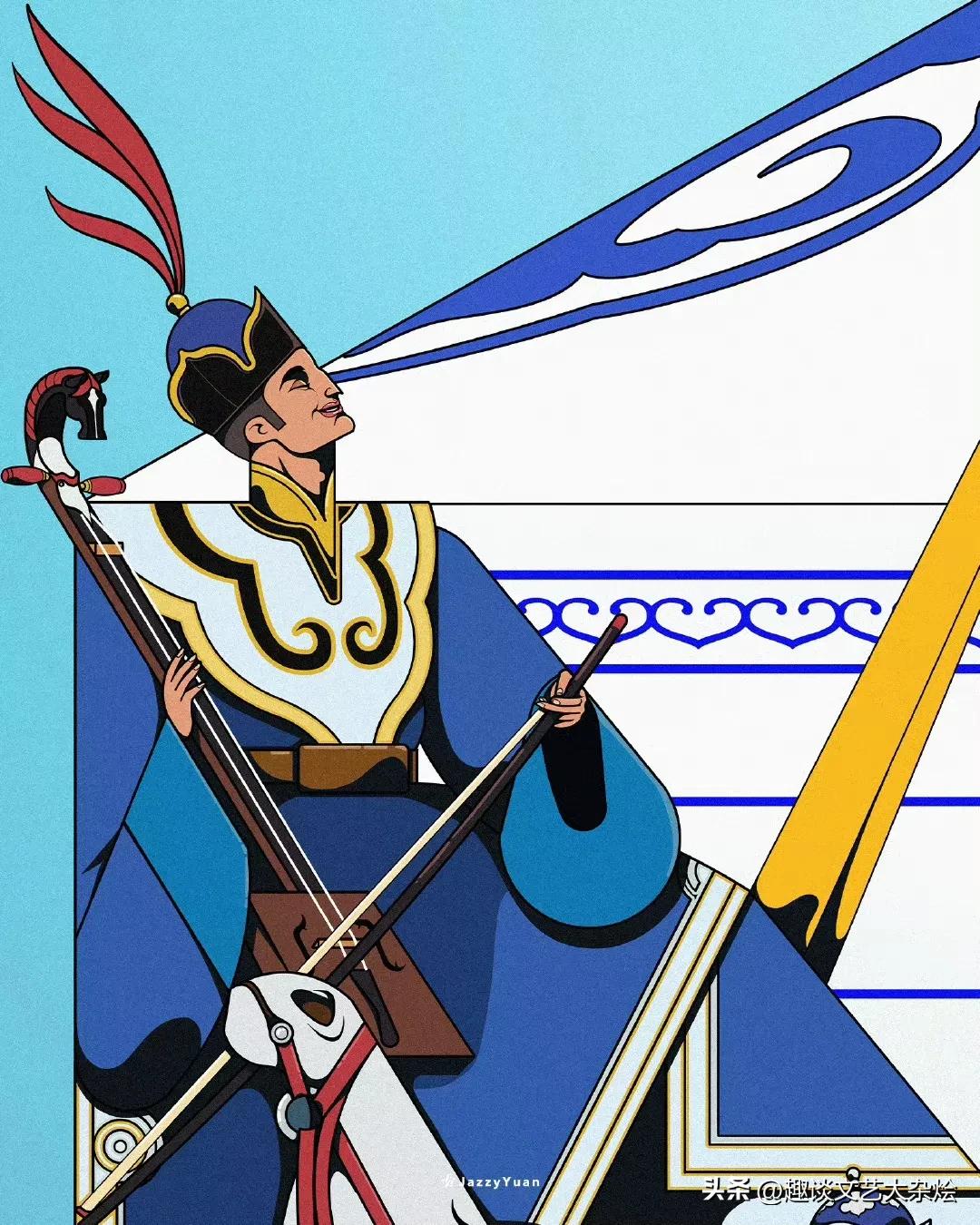 让你创作一幅以“那达慕大会”为题的画作,你都会画些什么?