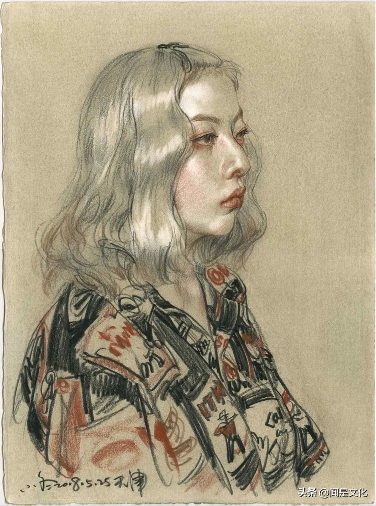 天津美院教授于小冬速写,于小冬美院速写图文