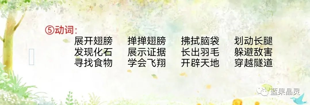 四下语文:第2单元课本内容(复习+练习)