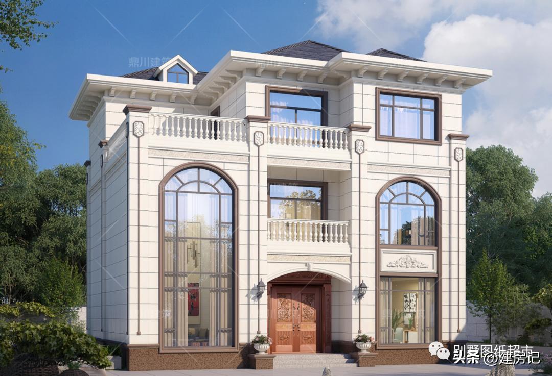 浙江自建房跃层设计,美墅住宅建房设计