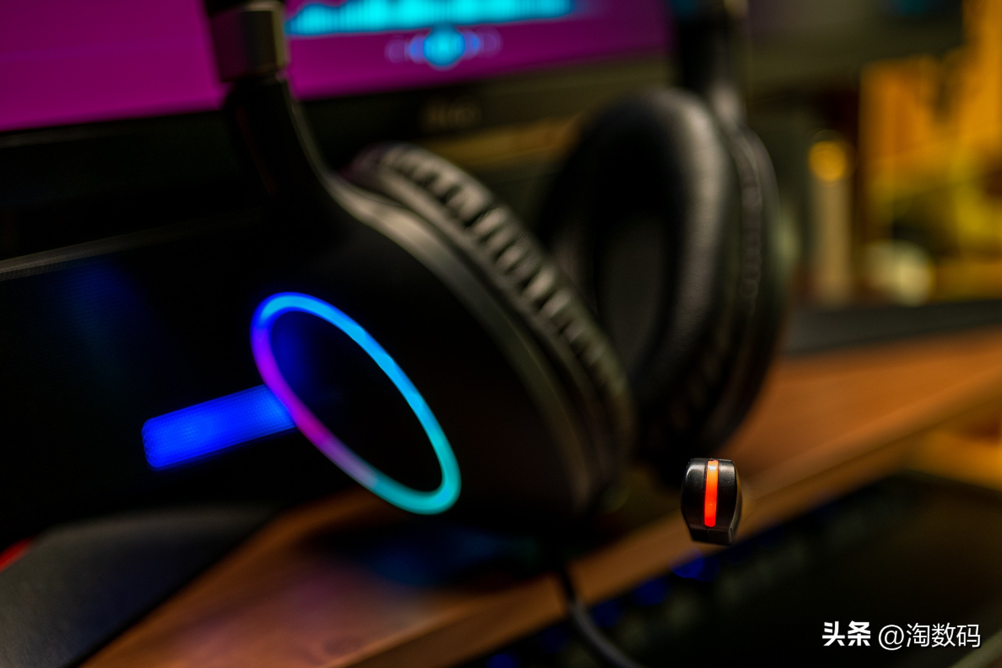 拒绝洋垃圾¥39入手RGB灯数字7.1虚拟声电竞游戏耳麦GH06开箱简评