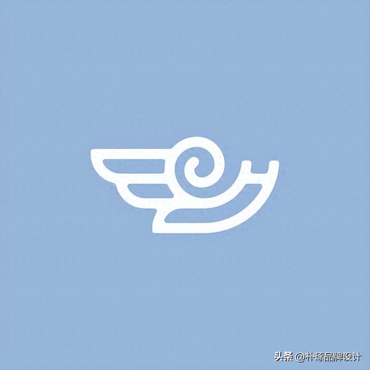 蜗牛创意形象,蜗牛个性创意logo设计