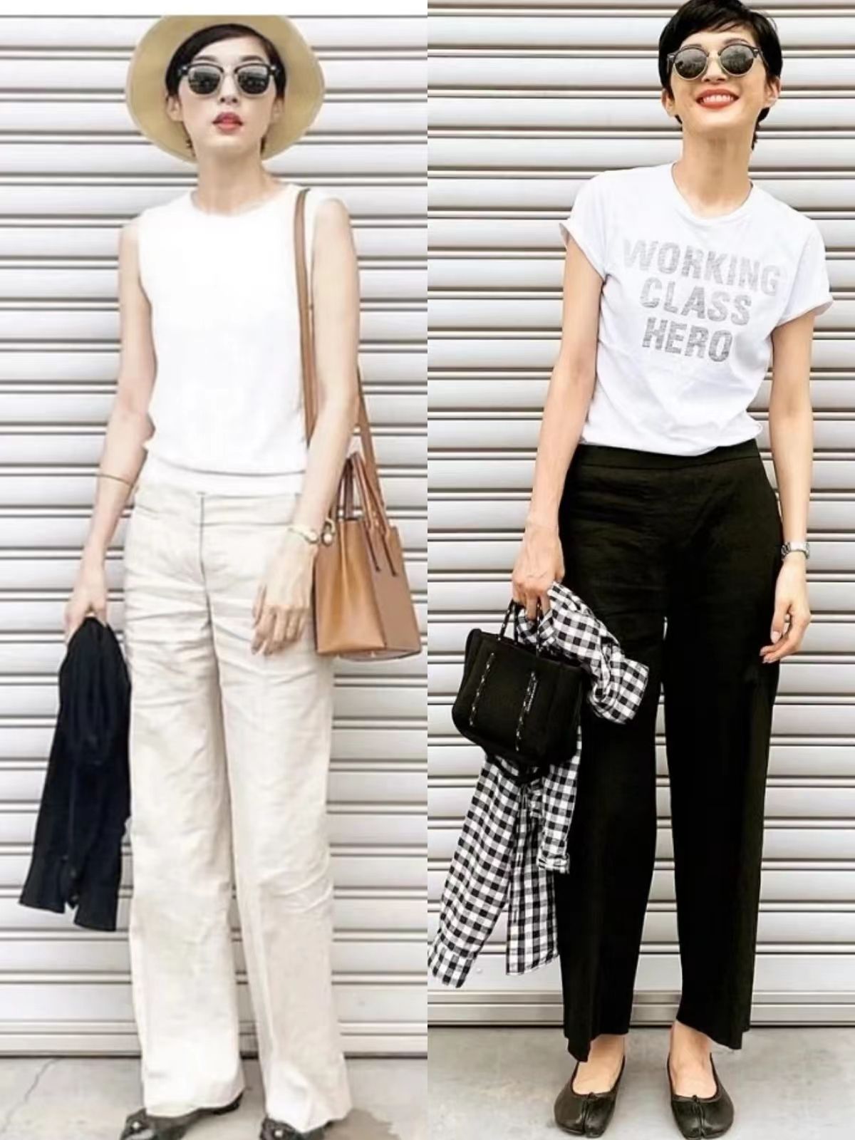 打扮得体优雅的女人,日本姐姐们春季复古穿搭真接地气