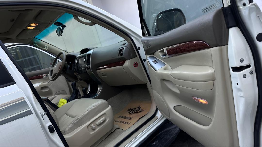 06年丰田霸道汽车翻新全过程,从山西拉回来的车