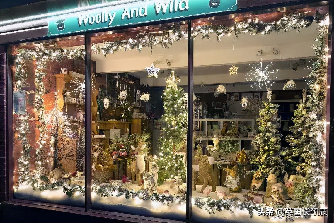 伦敦圣诞橱窗,2021年英国圣诞
