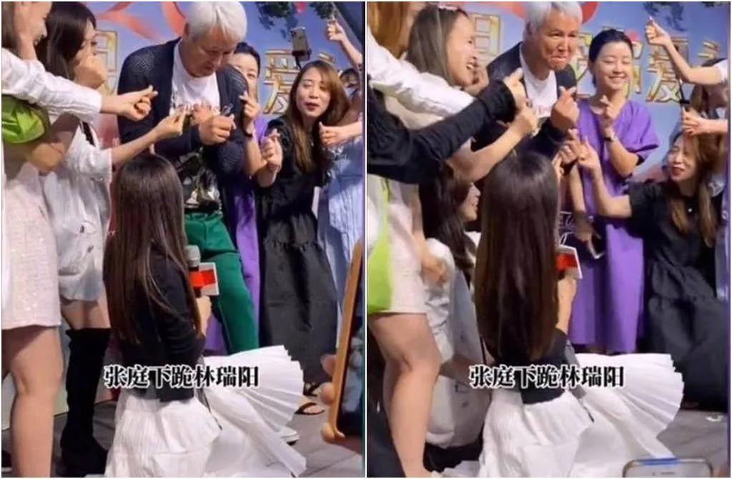 下跪替老公庆生，51岁冻龄美魔女这次也翻车了？