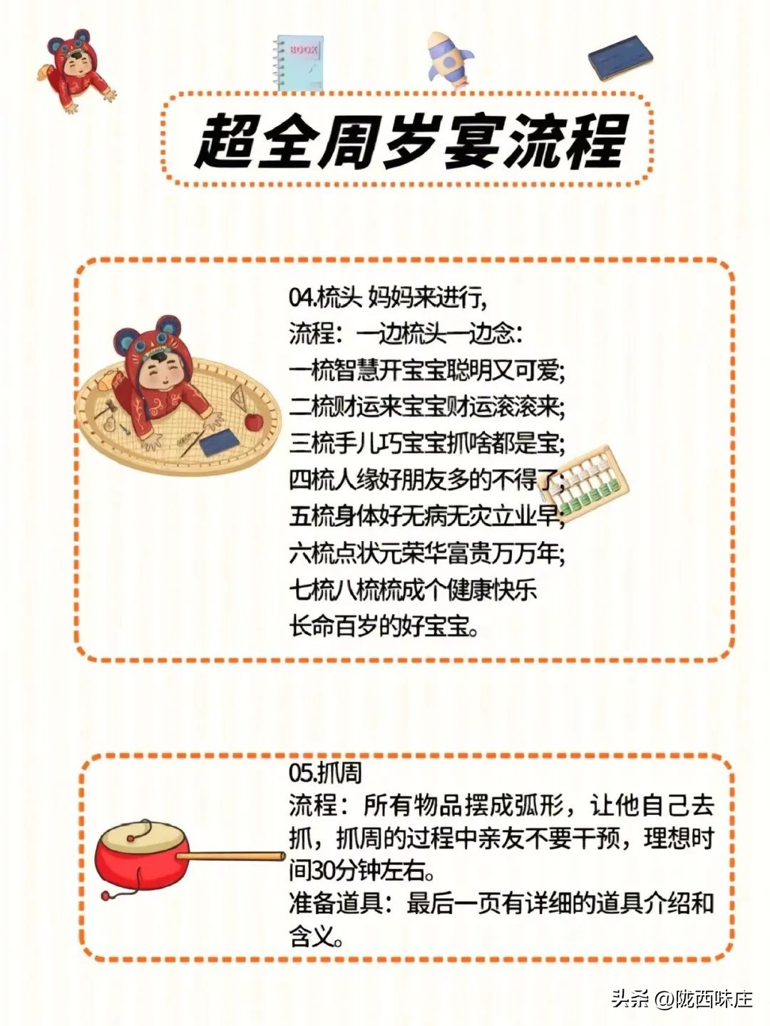 婴儿周岁宴仪式流程,宝宝周岁宴礼仪视频