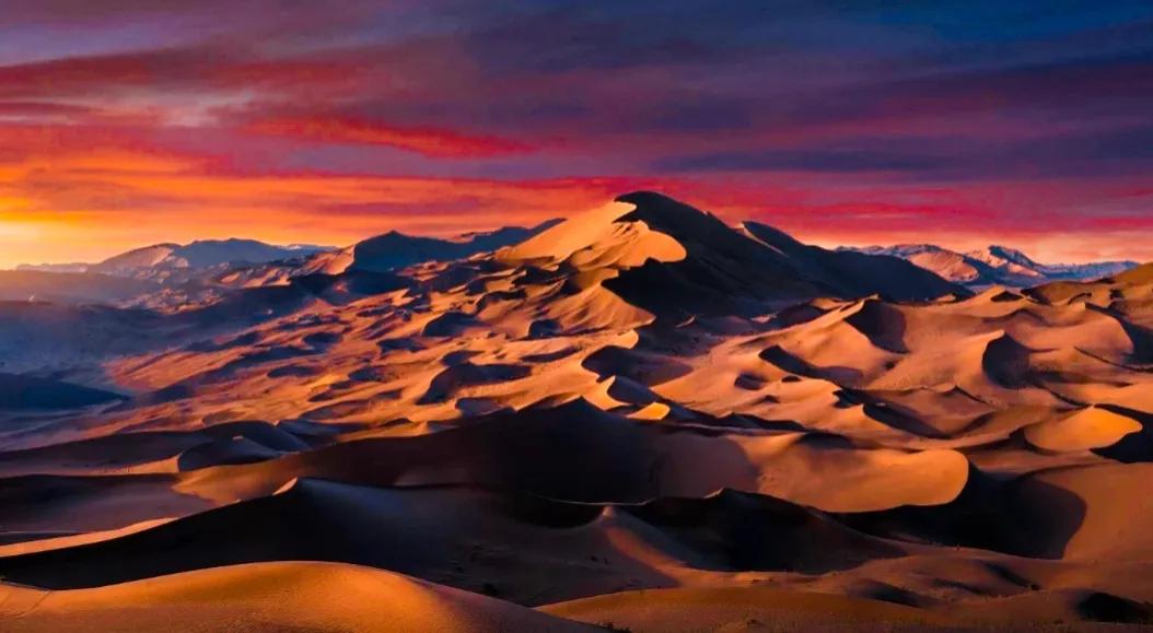 沙漠的绝景,沙漠壮丽的景色