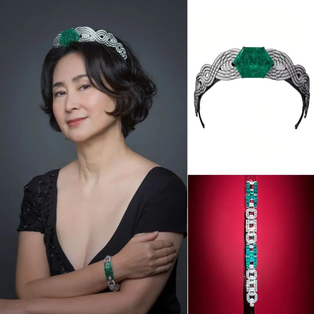 郭晶晶张曼玉合影,郭晶晶巩俐同框穿搭