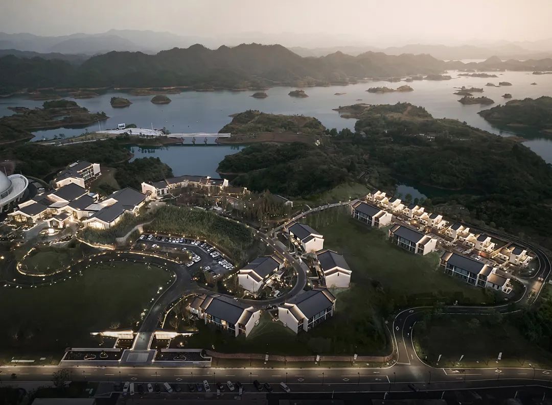 千岛湖度假村别墅设计,低调奢华有内涵的度假村景观设计