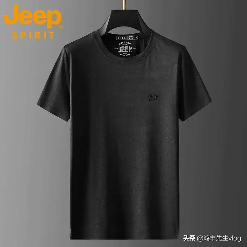 jeep短袖t恤专卖店男装翻领,jeep短袖t恤男纯棉官方正品