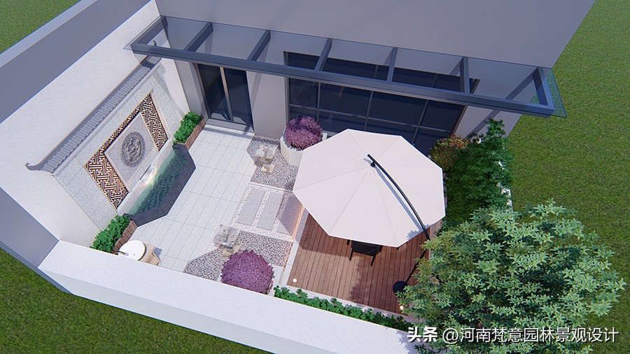 郑州屋顶花园设计制作,郑州高效服务的楼顶花园设计