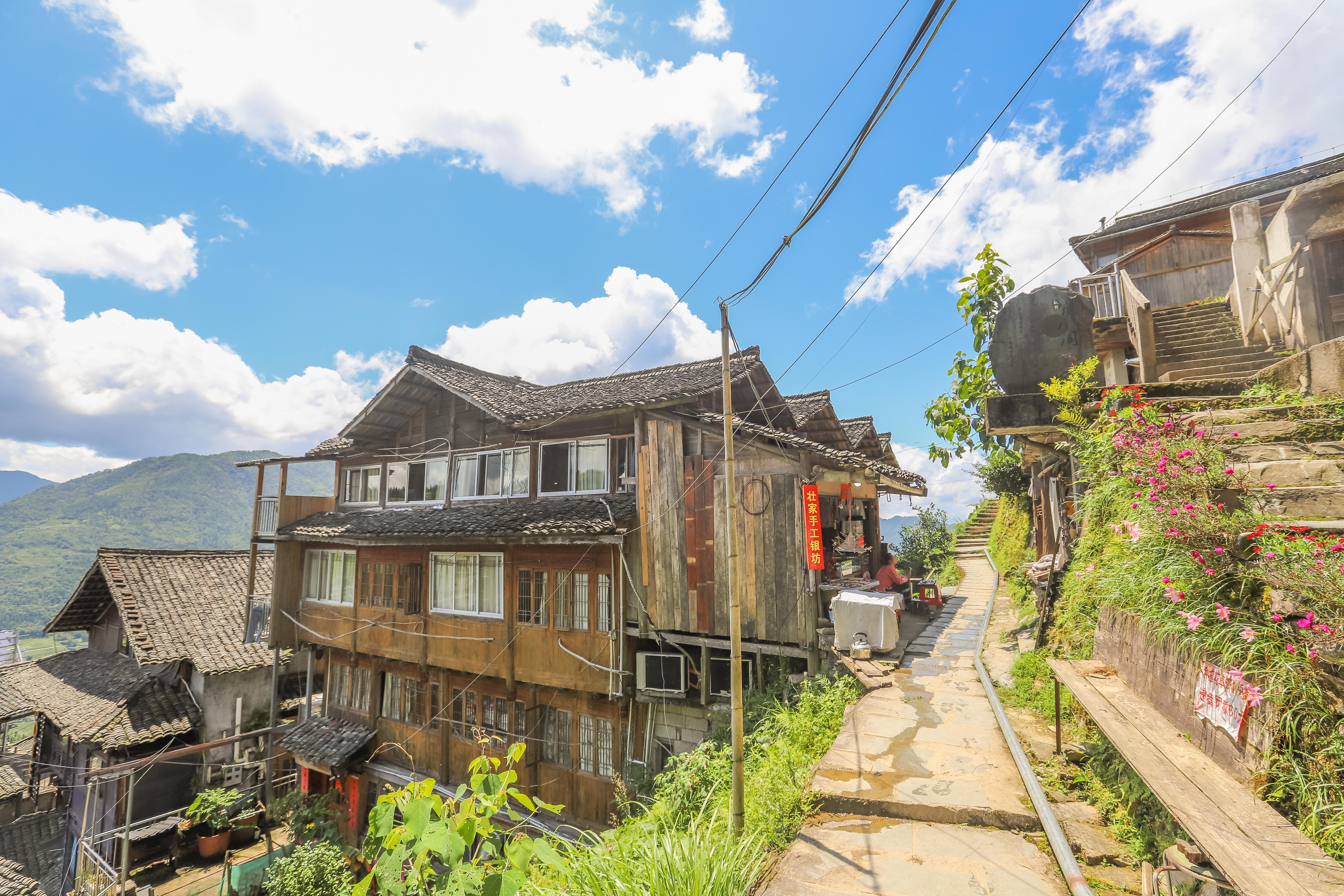 龙脊水稻梯田图片,龙脊水稻