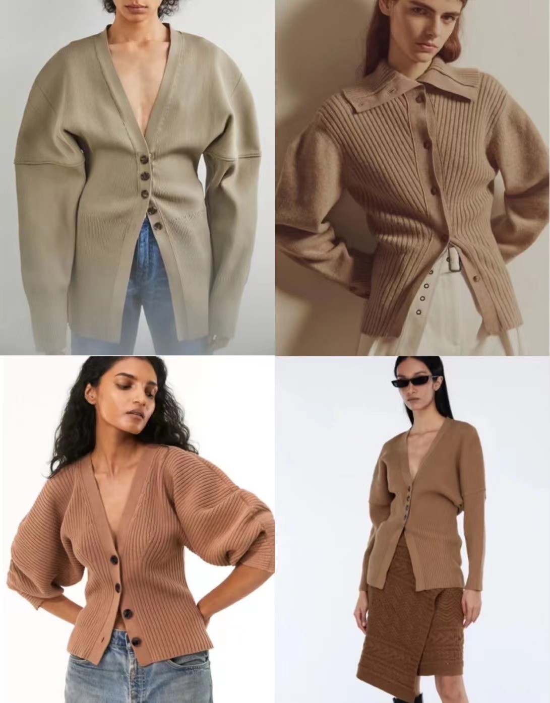 今年夏天不要规规矩矩的穿针织衫了！大胆的露肤穿，秒变性感辣妹