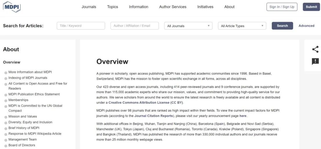 聊一聊Hindawi、MDPl、Frontiers，“水刊”们？😅