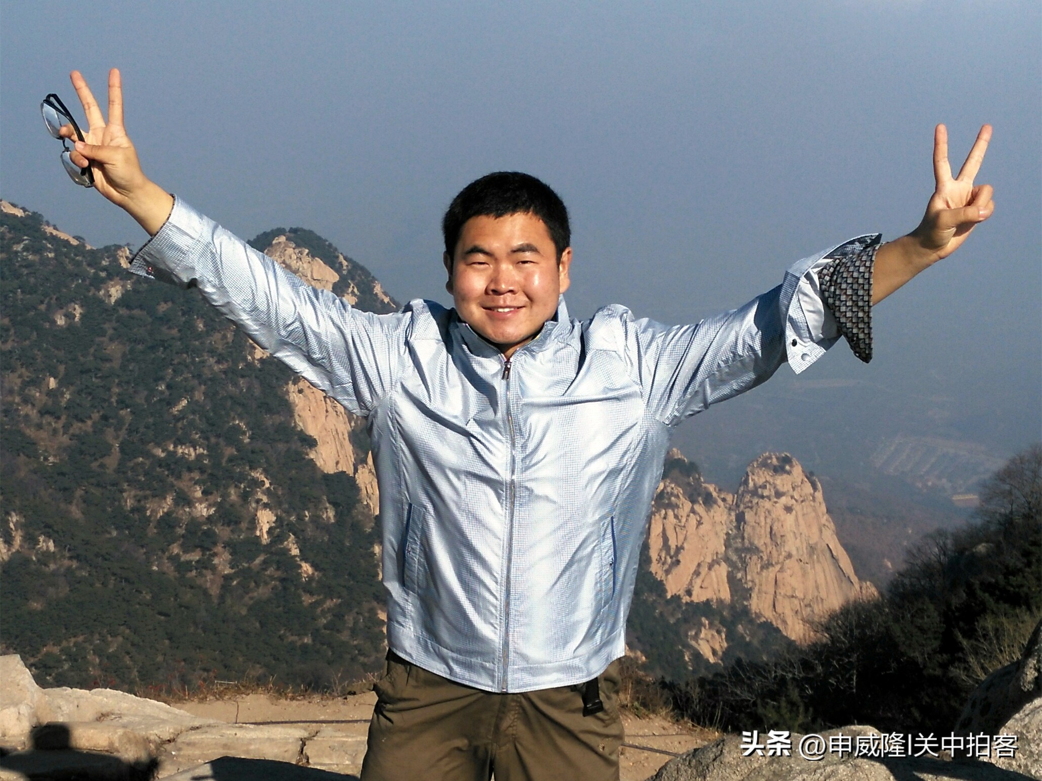 登泰山玉皇顶风景,登泰山顶看美景