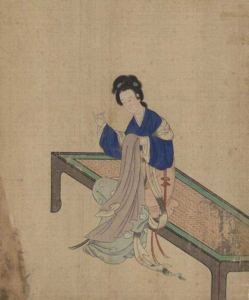 清冷枚仕女图绢本,清冷枚简介