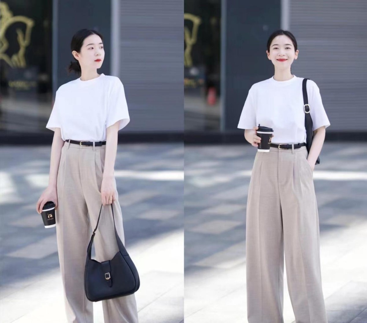 清爽十足的夏季穿搭了解下,清新干净又十分有质感的日常穿搭