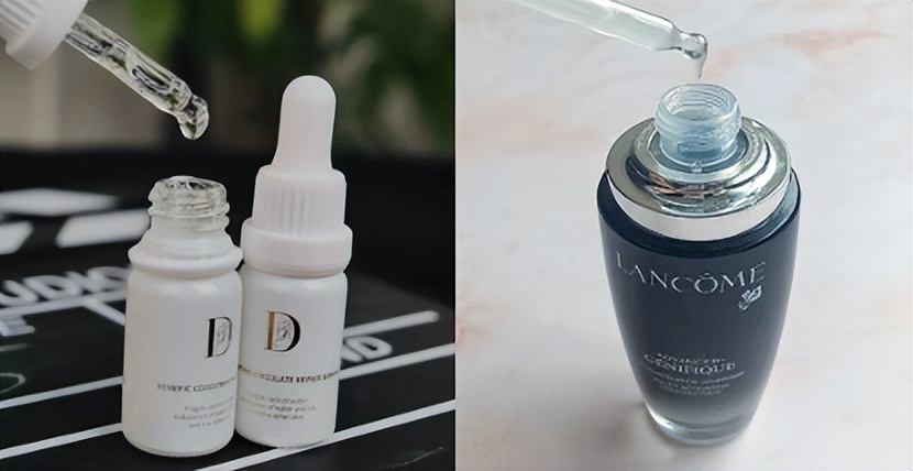 海蓝之谜搭配兰蔻小黑瓶好用么,海蓝之谜小黑瓶兰蔻眼霜