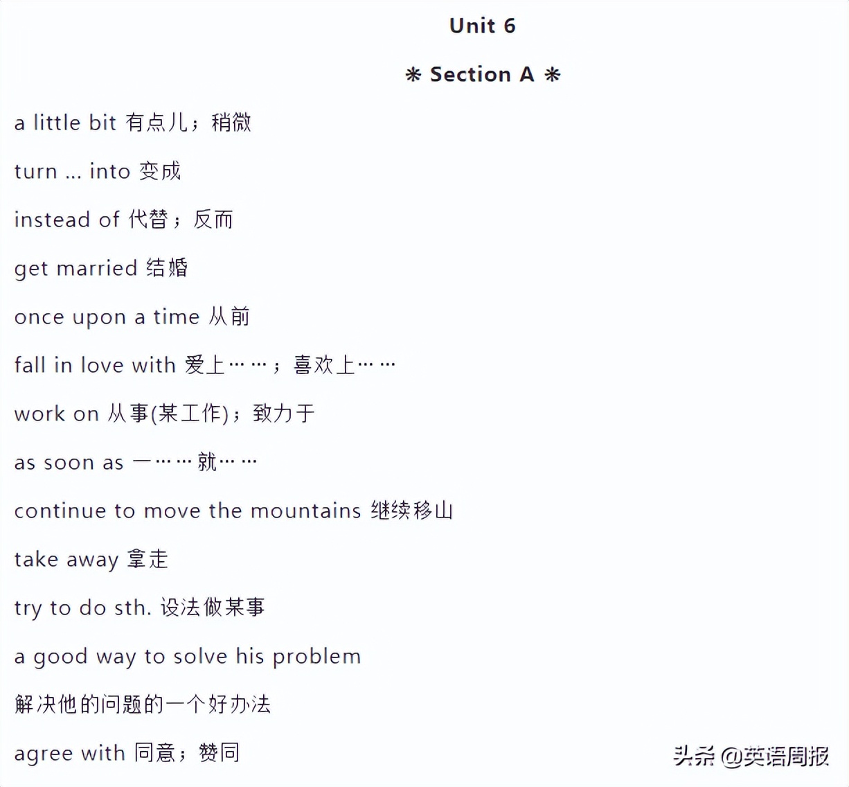 英语固定搭配短语大全初中,初中英语三年级重点单词和语法