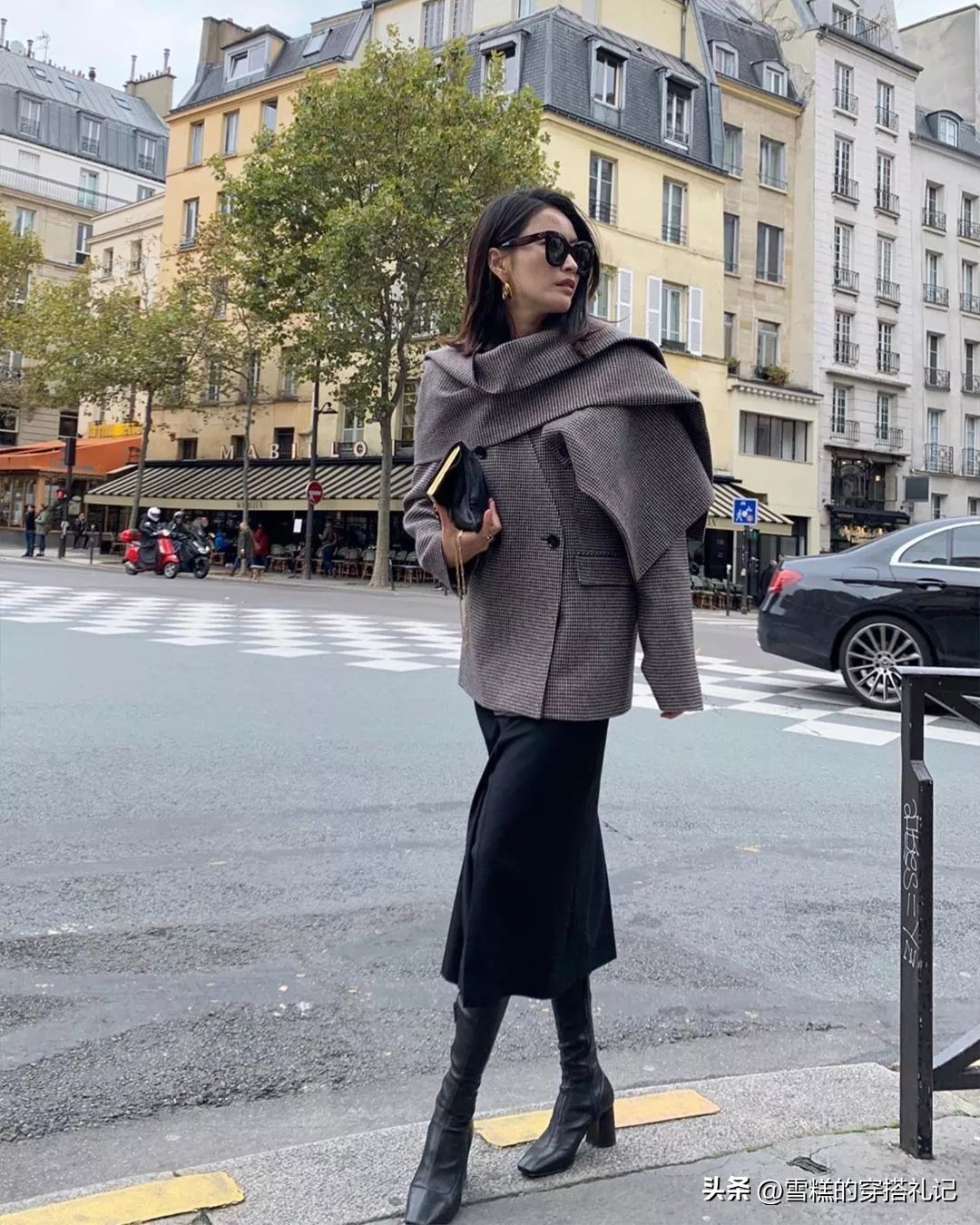 秋冬季短筒软底马丁靴搭配,冬季粗跟短筒马丁靴搭配