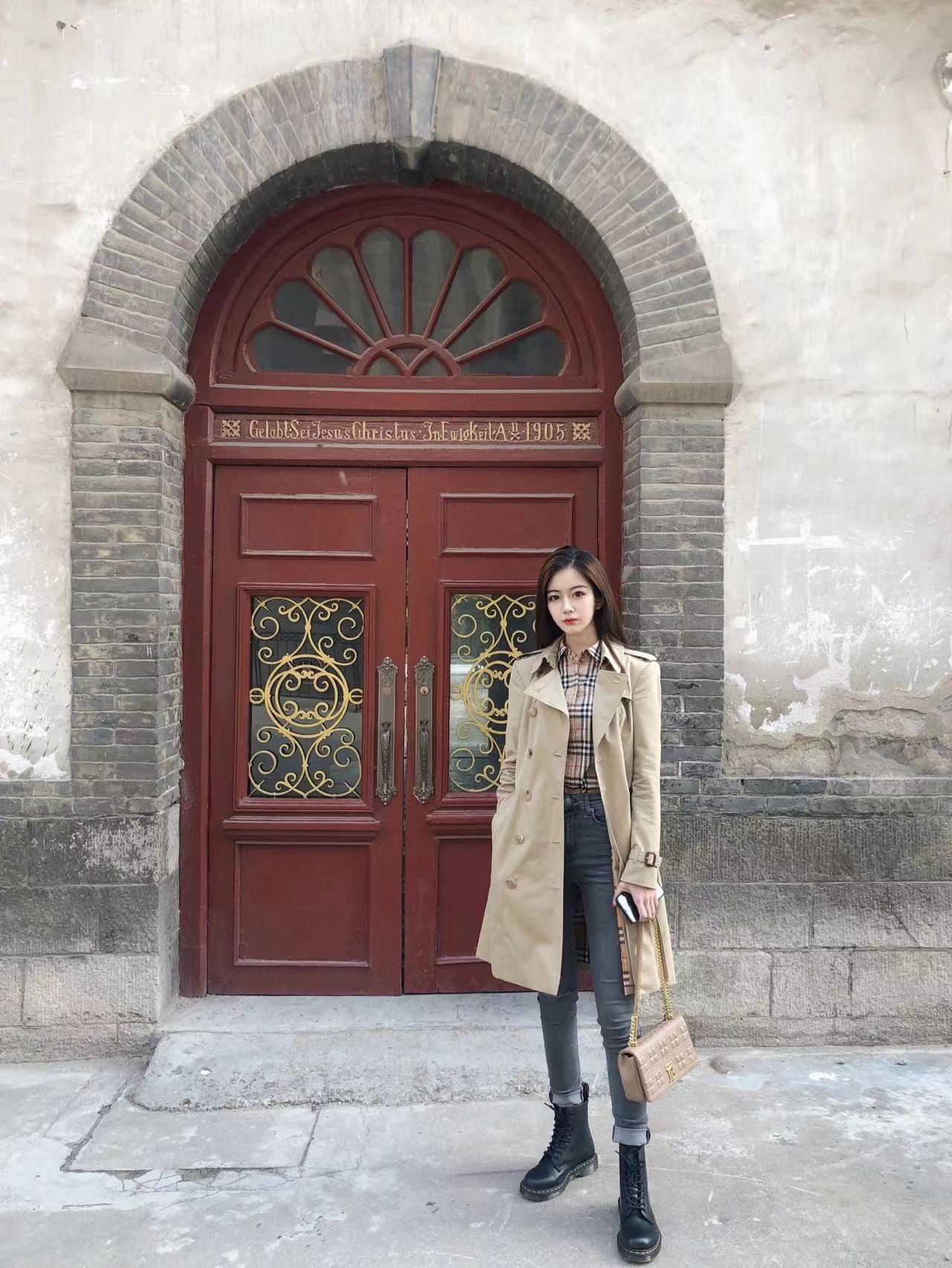 初春OOTD🧸今日份Burberry女孩🏻