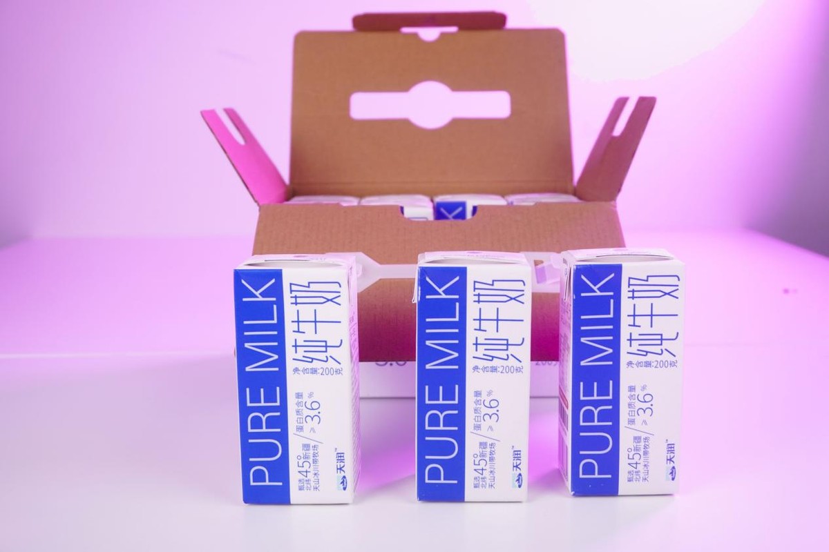 天润浓缩纯牛奶适合多大小孩子喝,口感纯正奶香浓郁