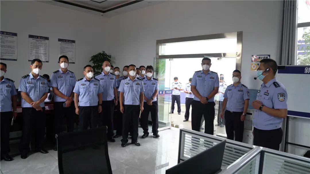 基层派出所召开公安工作会,考察枫桥式派出所创建工作