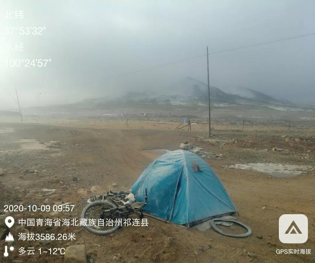 从甘肃翻越祁连山到青海,从肃北到青海沿途风景