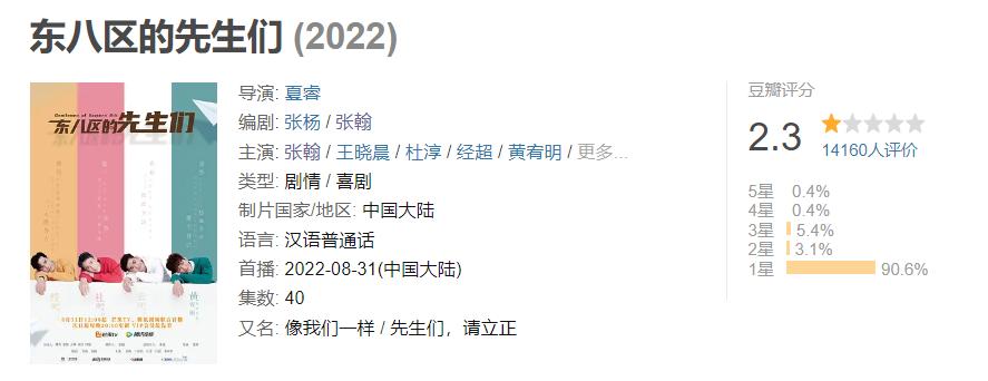 集体打一星，开分2.4，年度恶臭烂剧