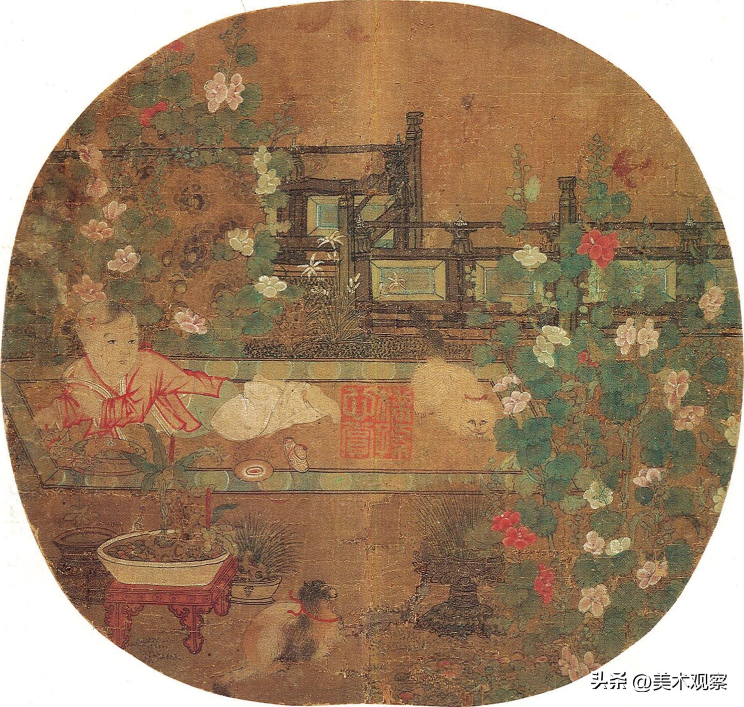 端午团扇绘画全部,端午画团扇视频