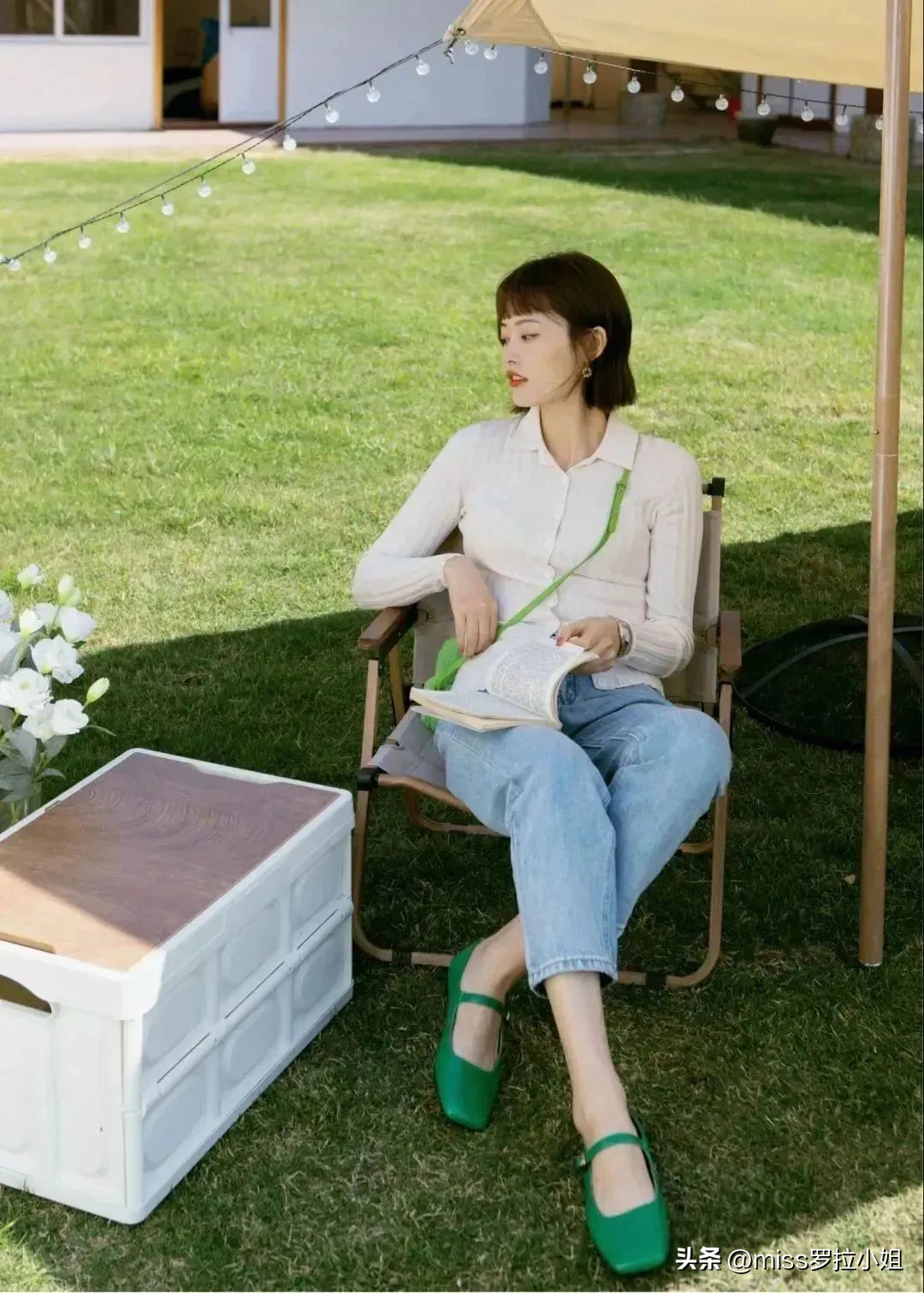 小个子雪纺v领上衣质感,女生穿搭ins高级质感上衣