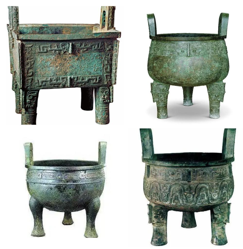 鼎斝鬲盉甗爵匜,鼎鬲釜壶簋甗