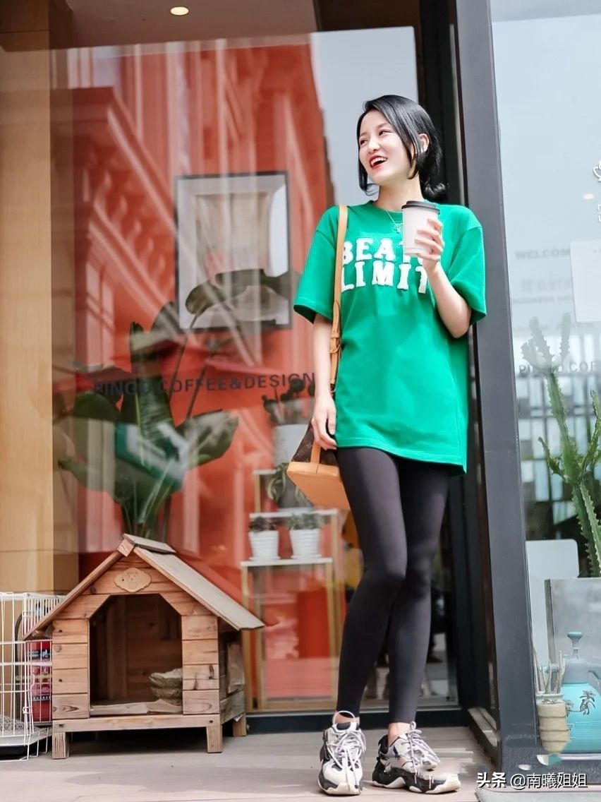 无痕裤穿搭街拍,无痕裤街拍穿搭