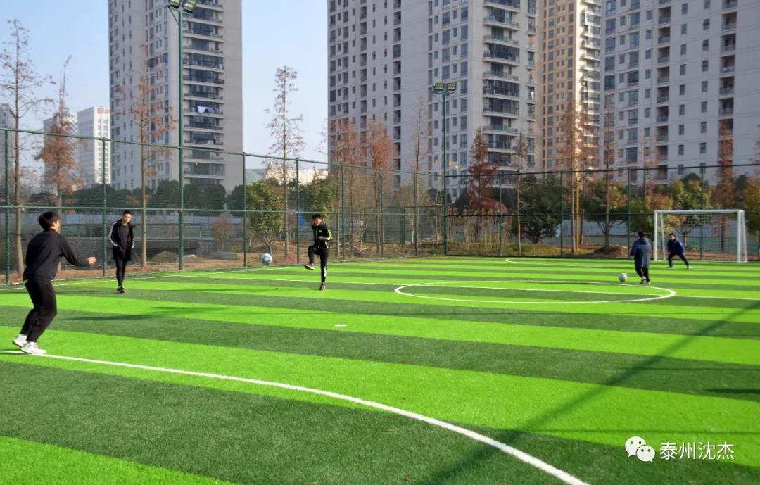 泰州新高桥体育公园成为市民健身好去处