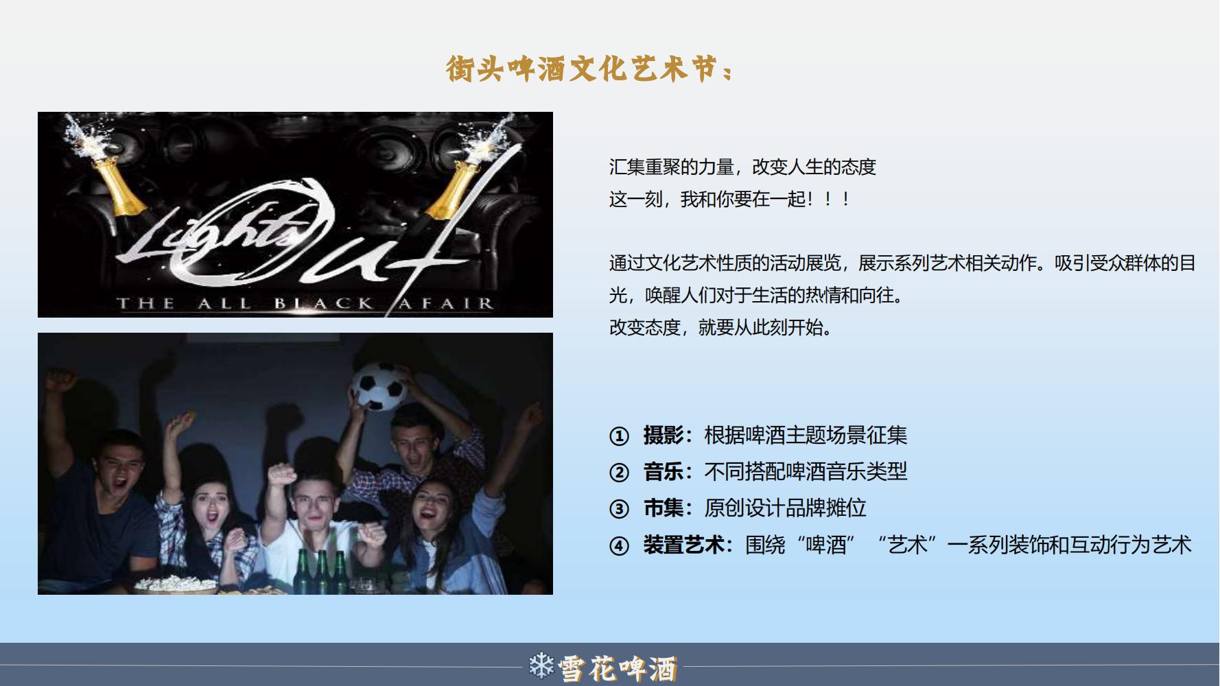 雪花啤酒品牌策划方案范文ppt,品牌啤酒的营销策划书